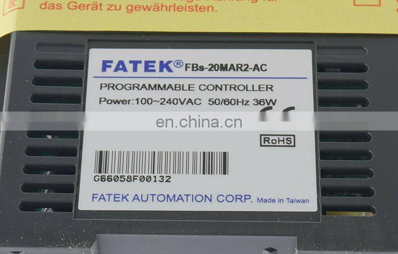 PLC TATEK FBS-20MAR2-AC PLC Controller for Industrial Automation System FBS-20MAR2-AC