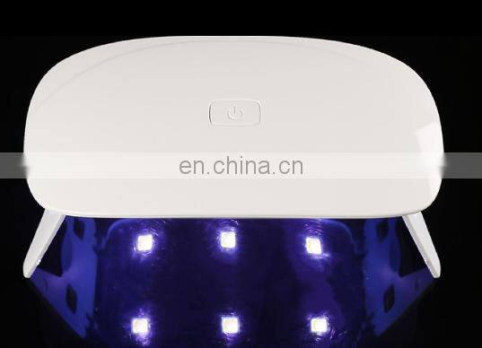 Factory Wholesale New Mini Rainbow 12 w UV Led Nail Lamp