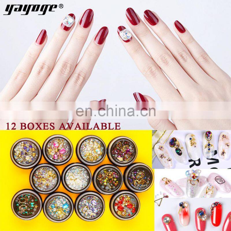 2019 Newest Trend 3D For Nail Rhinestone Art decoration nail salon professional in stock