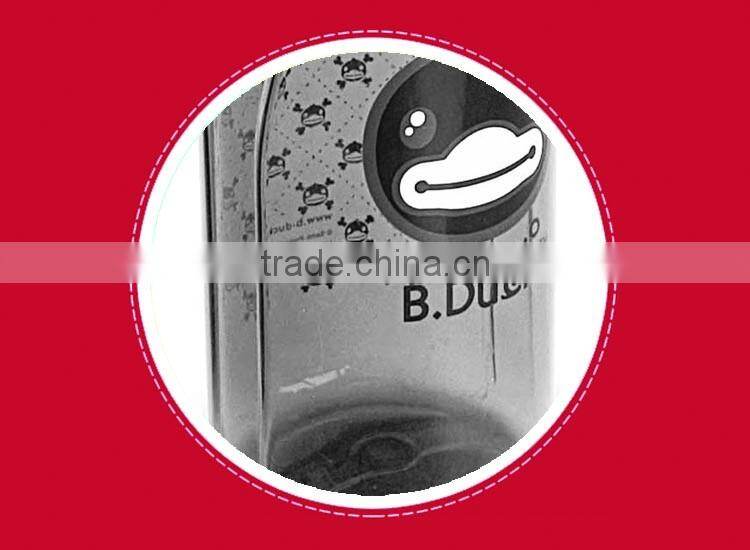 Wholesale FDA plastic pp material sports bottle water bottle with straw