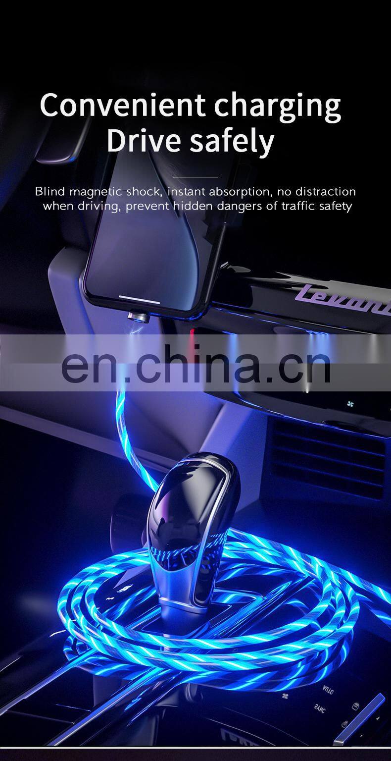 Shenzhen Data Line Newest 2020 Golden Sky Colorful Nylon 1M Micro Usb Type-C Ios Cable 3 In1 Fast Charge Cellphone Data Line