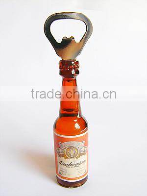 Promotion Custom Logo Printed Bottle Opener, Acrylic Bottle Shape Opener