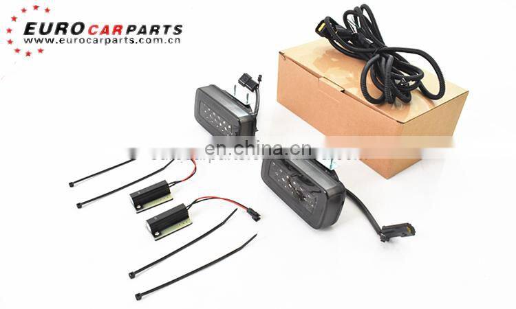 W463 rear bumper light fit for G-class W463 G500 G55 G63 tail light black and red LED g class rear bumper fog lamp