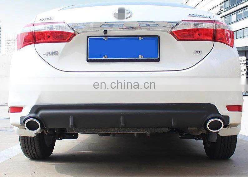 Rear Diffuser Exhaust Tip Rear Bumper Lip For Toyota Corolla 2014-2018