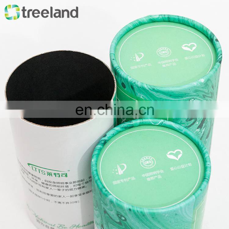 Decorative Round Cardboard Boxes Cylinder Candle Box Packaging