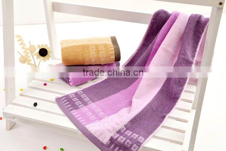 Factory direct sale cotton stain jacquard thick face towel
