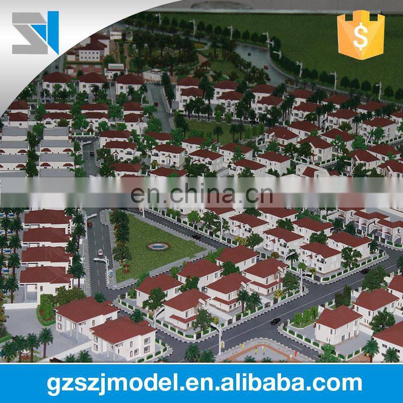 Villa house plan house model for real estate, Master model with modern house design