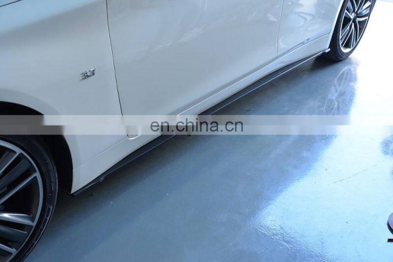 ML Style Q50 Carbon Fiber Side Skirt Sills for Infiniti Q50 Sedan 4-Door 13-17