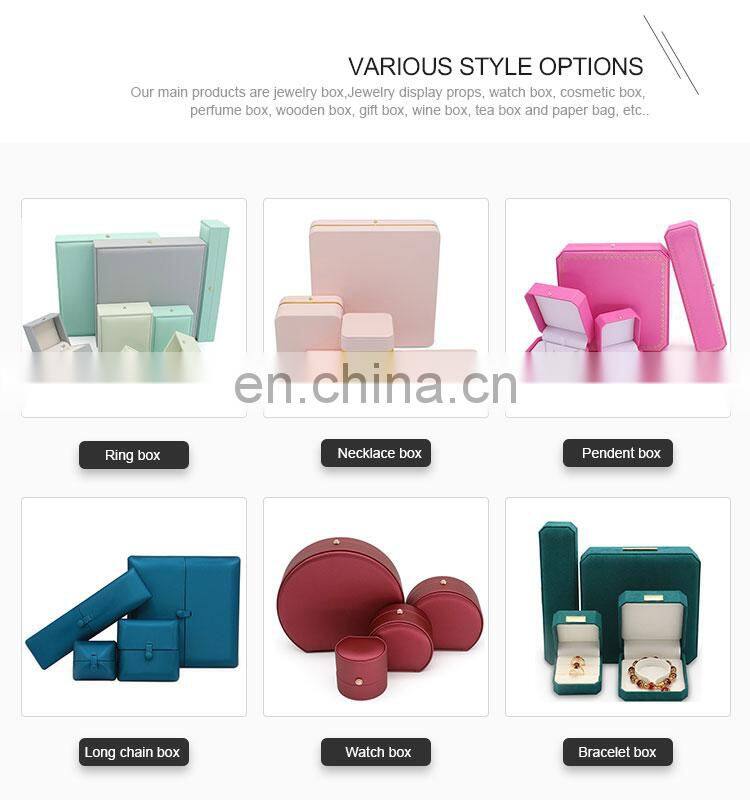 jewelry packaging box portable travel box custom logo long chain box