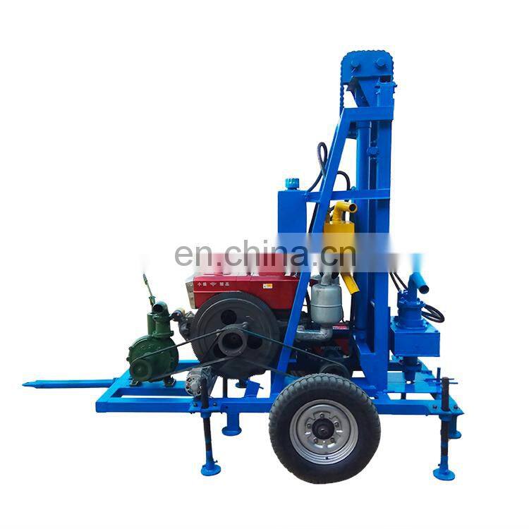 good price trailer mounted 300m pneumatic water well drilling rigs machine
