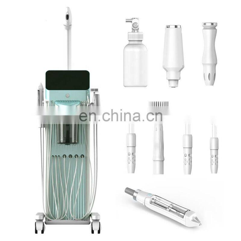 Professional skin rejuvenatian oxygen facial brush peeling rf face lifting diamond dermabrasion machine