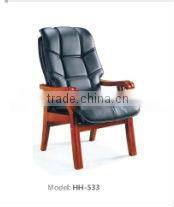 Good quality solid wood conference chair PU vistor chair HH-429