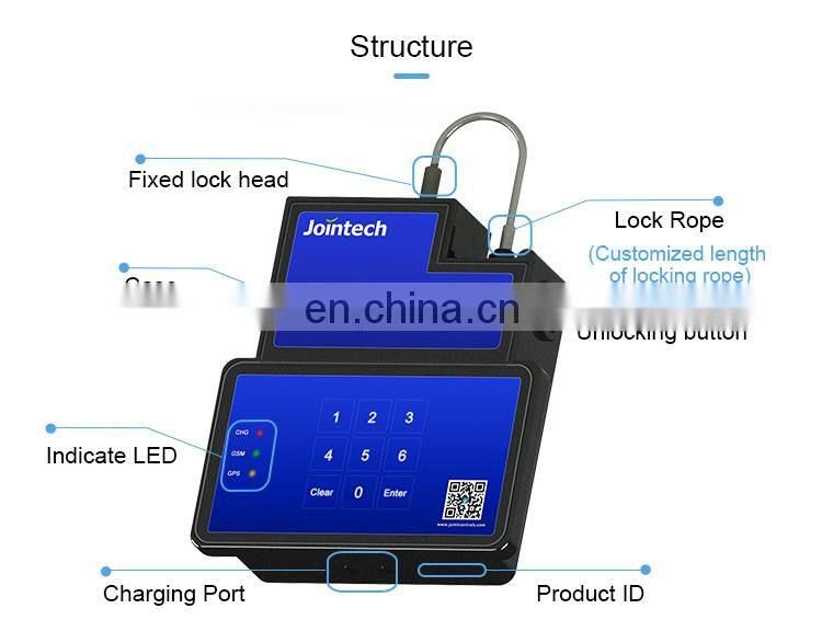 Wholesale keyboard intelligent padlock with gps electronic locking device container e lock