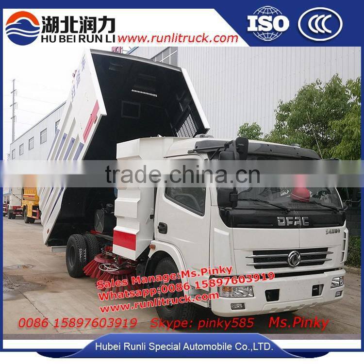New Cheaper Price 7000Liters Street Cleaning Trucks Machine 7cbm Road Sweeper Trucks Hot Sales