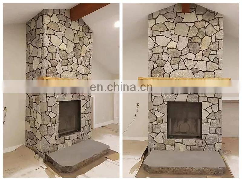 decorative outdoor exterior multicolor natural grey cement cultural stone slate tile wall for interior walls