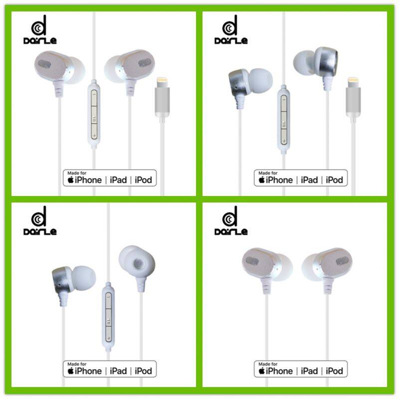 MFi certified earphone for apple white color