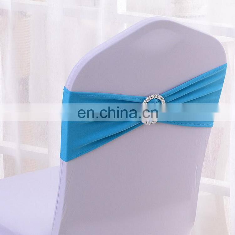 Ready Stock 24 Colors Spandex Wedding Chair Sashes With Buckle Slider