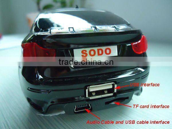 Wireless Mini music car speaker with LED