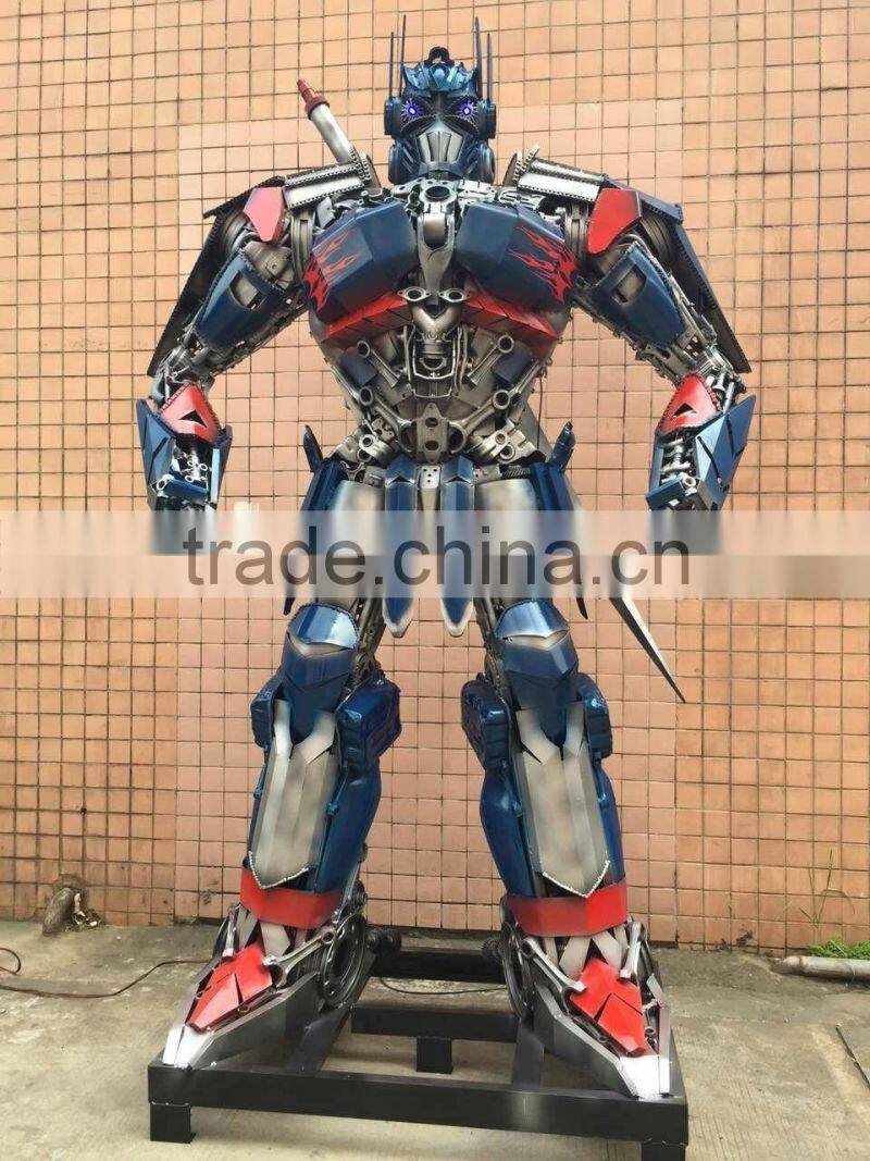 art sculpture Optimus Prime modern art sculpture