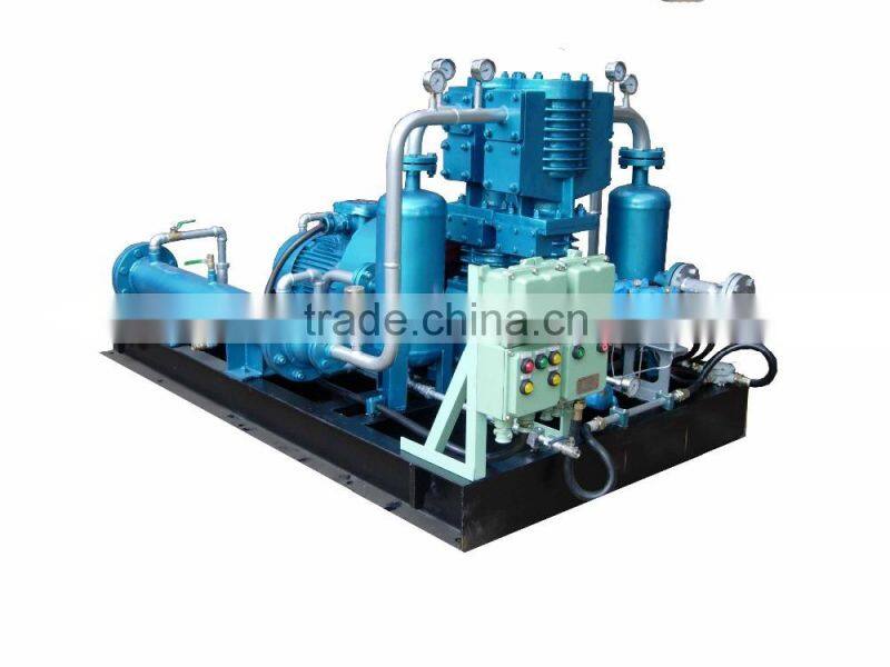Pyrolysis gas compressor