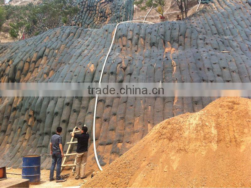 greening grass planting grow bag nonwovens / geotextile ecological bag used in slope protection & soil reinforcement