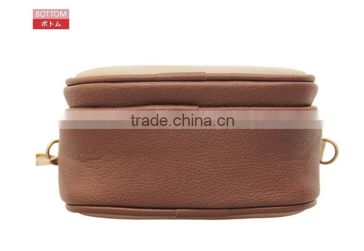 wholesale new fashion customizable beige pu shouler bag