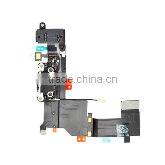 for iPhone 5S Dock Connector Charging Port and Headphone Jack Flex Cable