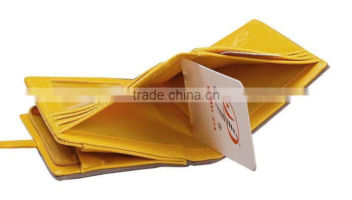 PU leather designer short women wallet