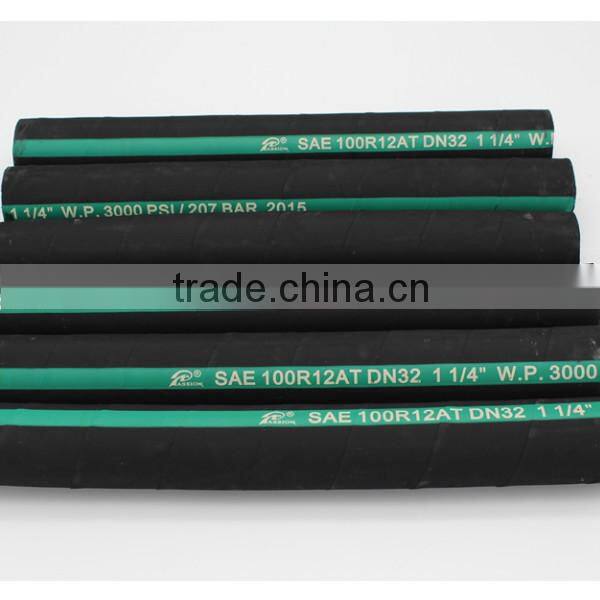 SAE100R12 High Pressure Hydraulic Braided Hose Pipe