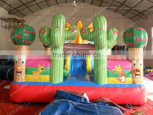 small bouncer Lion Paradise 6x4m inflatable funcity
