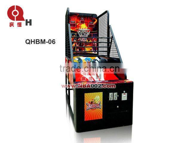 QH coin operated basketball game machine for sale