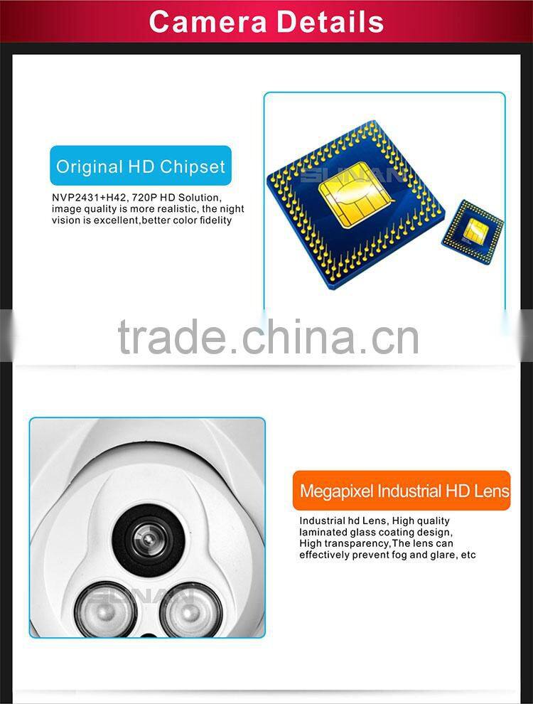 China factory direct sale 720p Professional cctv hd dome ahd camera