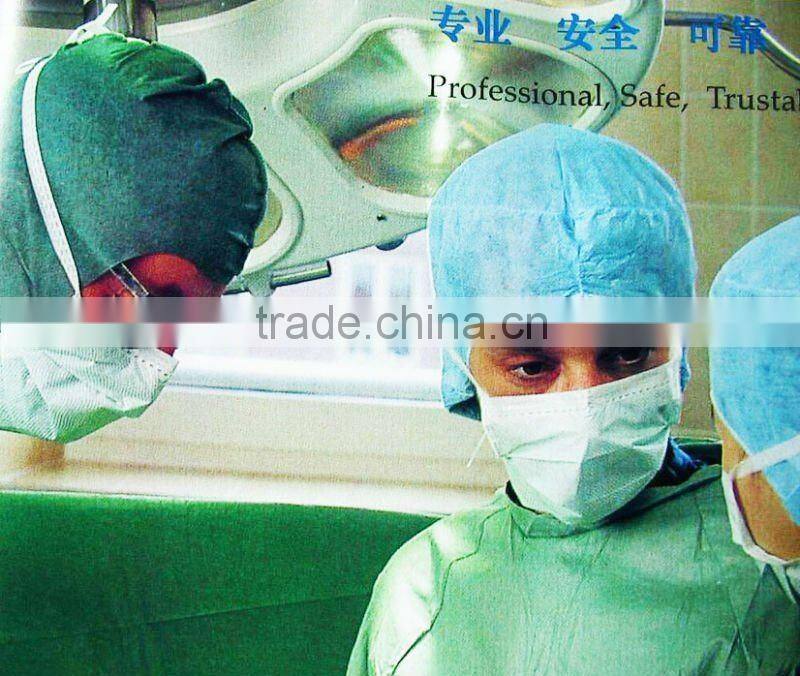 Disposable surgical gown nonwoven materials