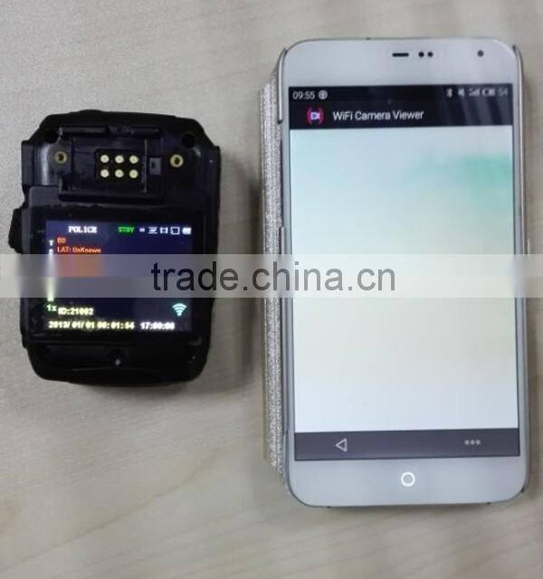 Ambarella A7 CMOS IP68 mini body worn camera