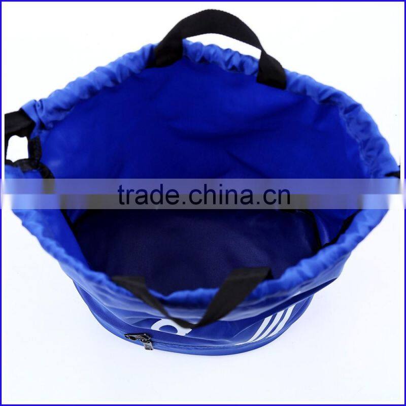 Customized durable nonwoven drawstring bag with LOGO printed for shopping