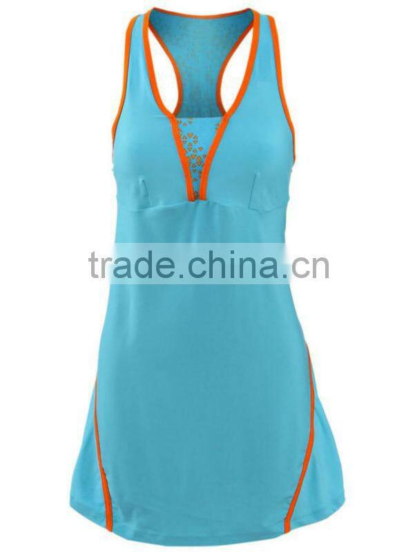 new design X-back tennis uniform breathable jersey