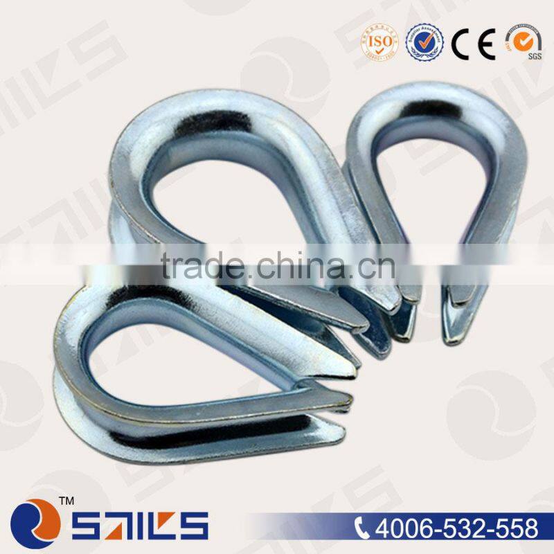 Wholesale And Retail Eletric Galvanized Din 6899B Wire Rope Tube Thimble