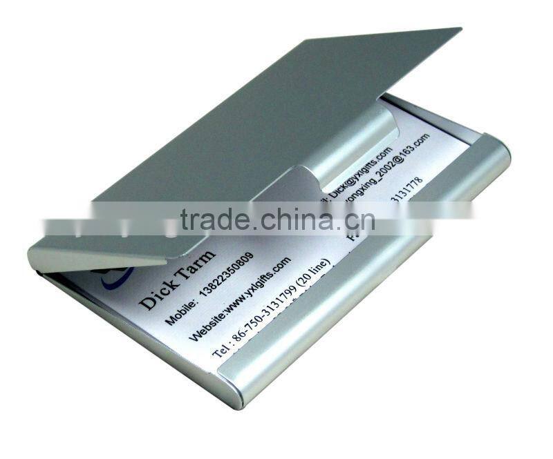 2015 wholesales coloful metal card case