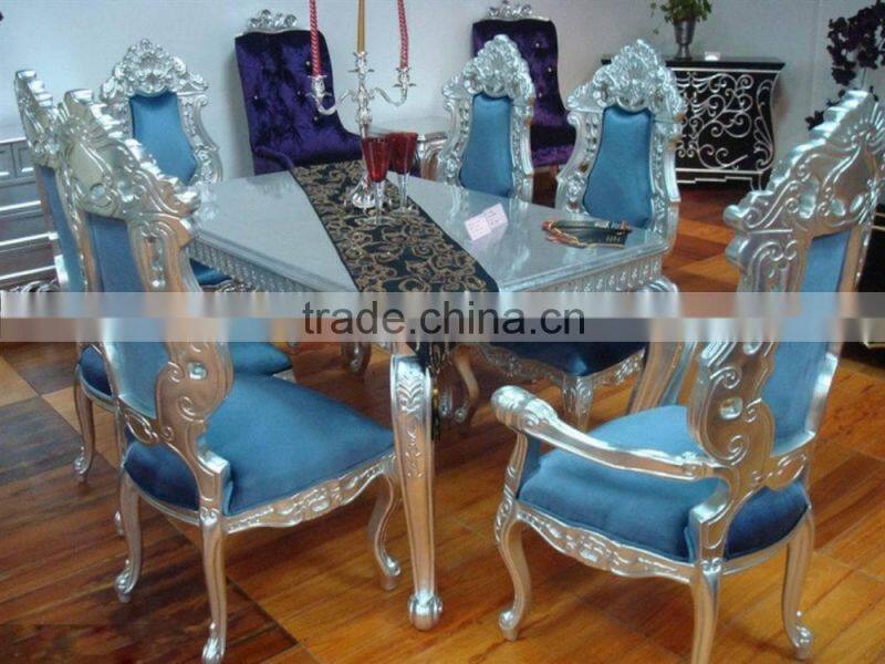 French style royal classical dining room sets D1046