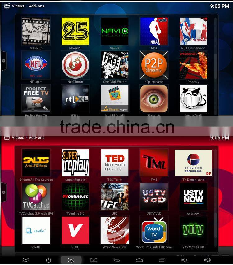 T8 PRO Quad core S812 box with cor-tex A9 arm XBMC Miracast bluetooth 3 usb ports