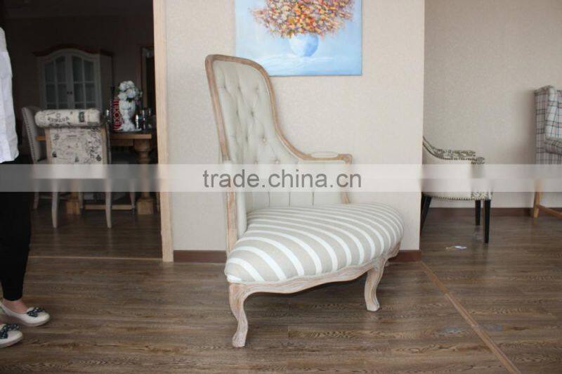 Classic high-grade brown wooden sofa design for 1 seat
