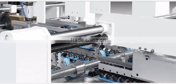 ZH-1450AC-II good price ManufactureHigh-Speed Automatic carton box folder gluer machine for 4 6 corner box