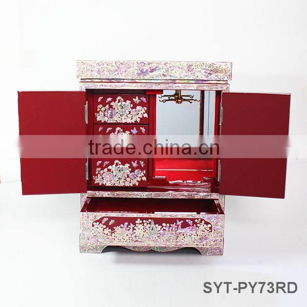 Luxury classical small wooden jewelry boxes wholesale