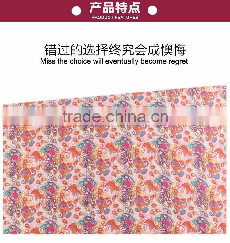 digital printing fabric 100% rayon fabric for woman garment
