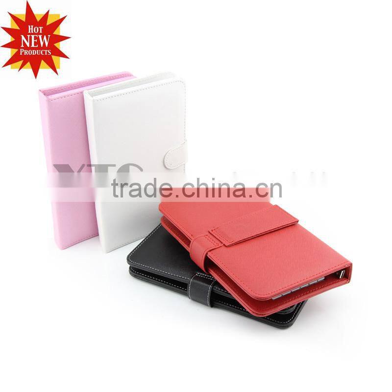 2014 hot sale PU Leather Tablet Case, Android Tablet Keyboard Case, Factory keyboard case