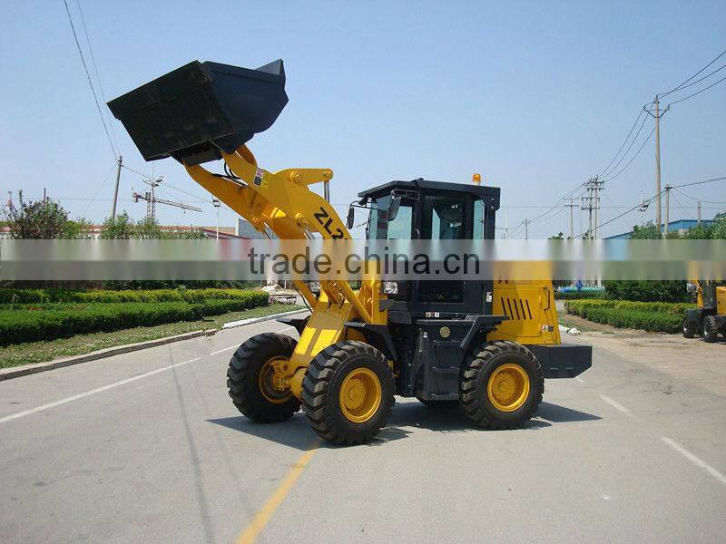 zl20 type 2ton wheel loader made in china ,construction machine,cummins4BT3.9-C100,wheel loader 6000kg without cab with canopy