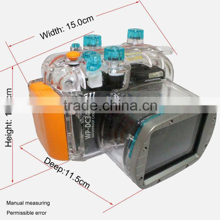 40M/130ft Diving Camera Case Underwater Waterproof Camera Housing Casing Hard Bag Diving Equipment for Canon