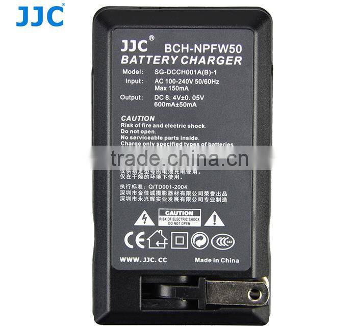 JJC AC Plug 100-240 VAC Power Camera Battery Charger for Olympus BCN-1
