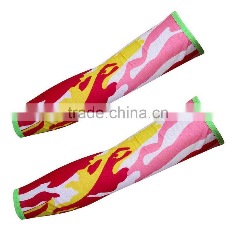 NEW! Compression Sports Arm Sleeve Digital Camo Baseball Football Wicking Neon