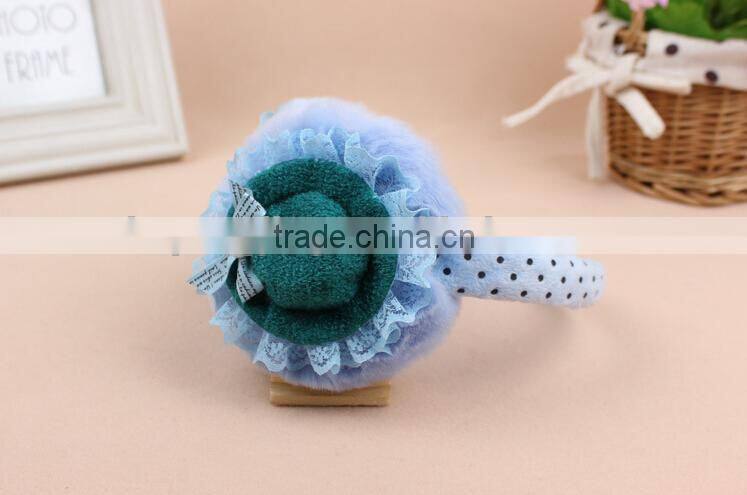 Factory wholesale warm faux fur earmuffs with cheap price